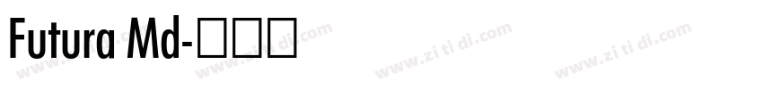 Futura Md字体转换 Futura Md字体转换